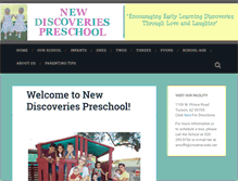 Tablet Screenshot of newdiscoveriesaz.com